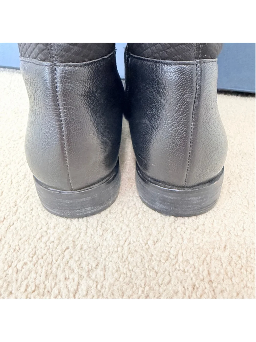 Cole Haan Dutchess Over the Knee Boots Black Leather Women's Size 8.5 B W00214
